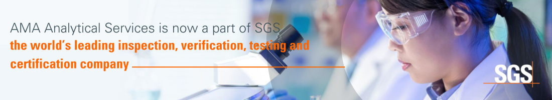 AMA Analytical Services is now a part of SGS, the world's leading inspection, verification, testing and certification company